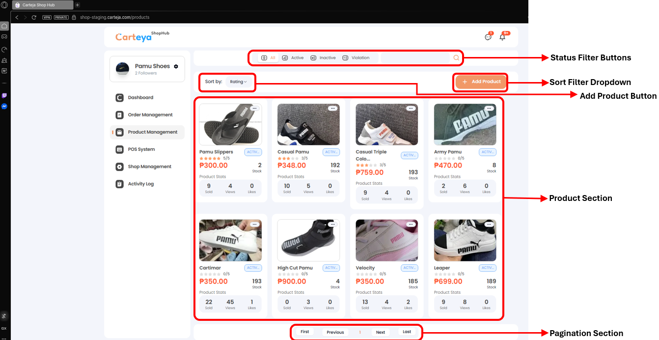 Carteja Web Product Card